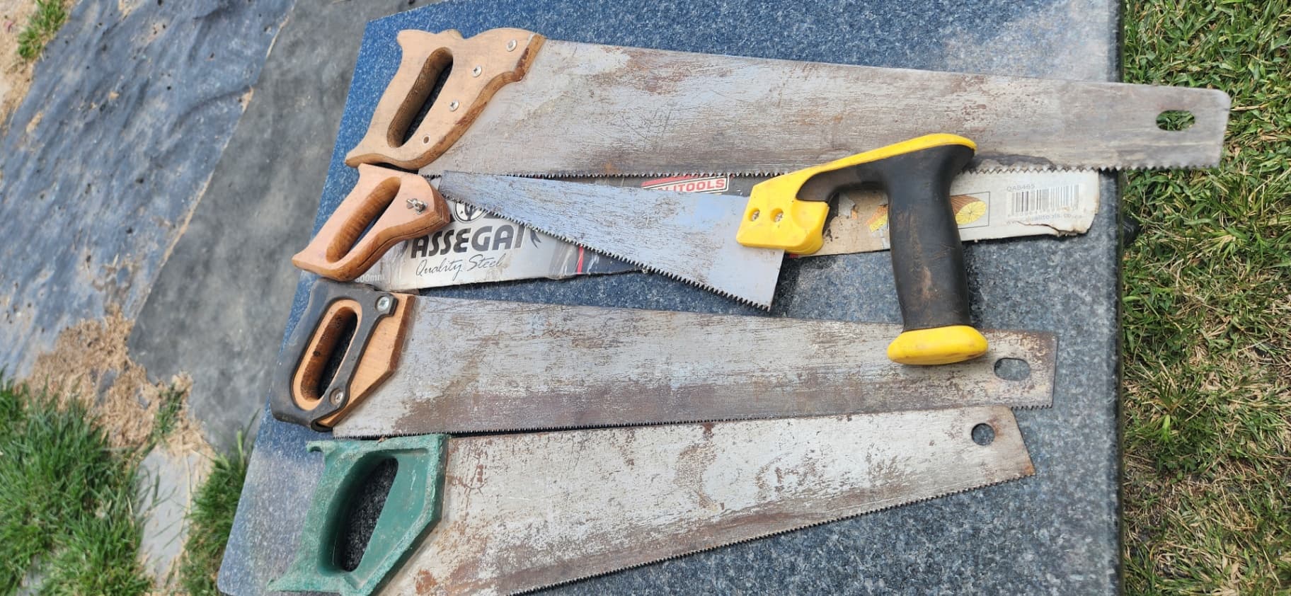 Lot wood hand saws