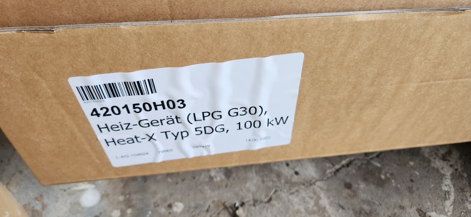 Lot new industrial heater