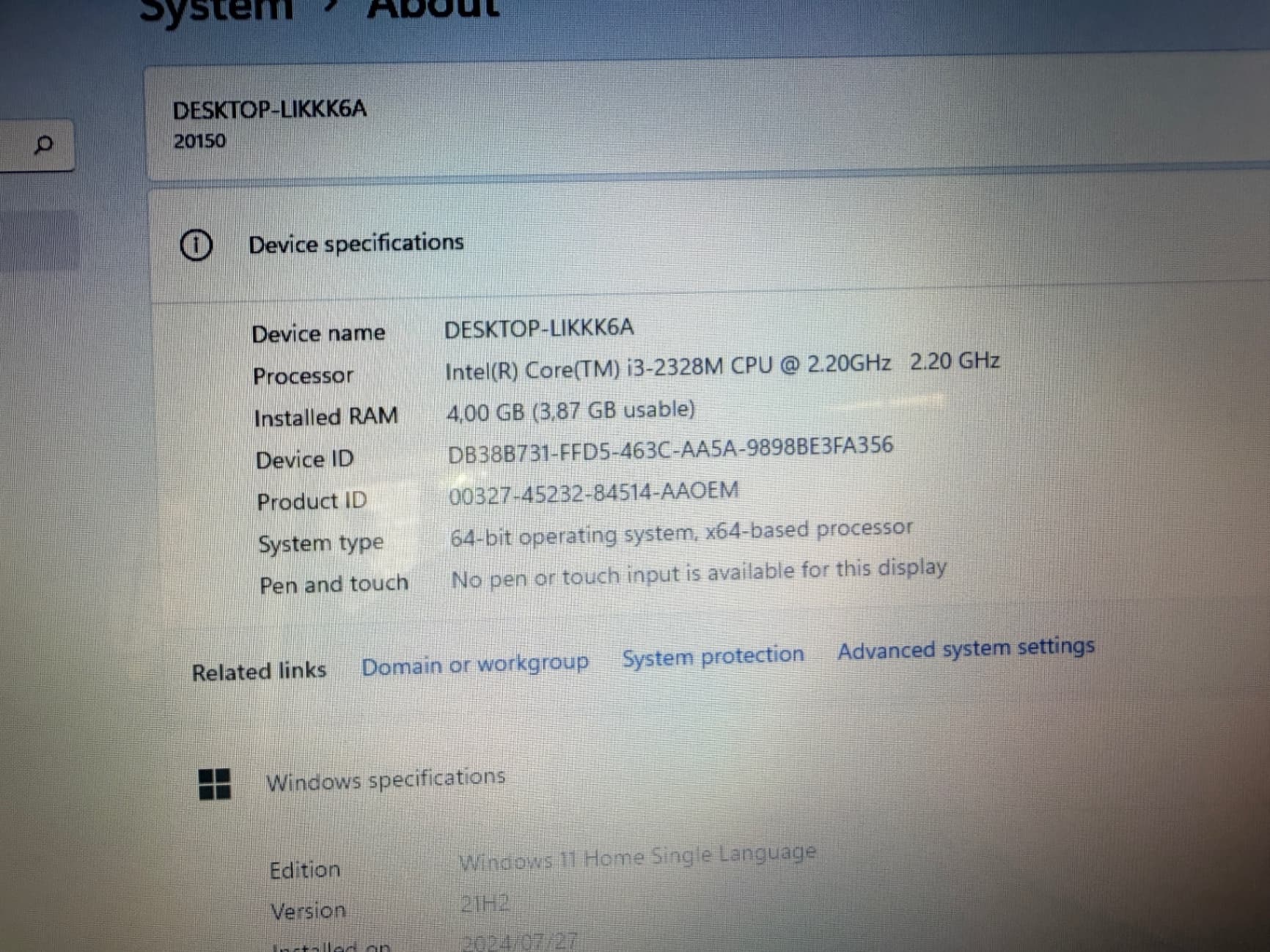 LENOVO G580 - Laptop Computer - image 5
