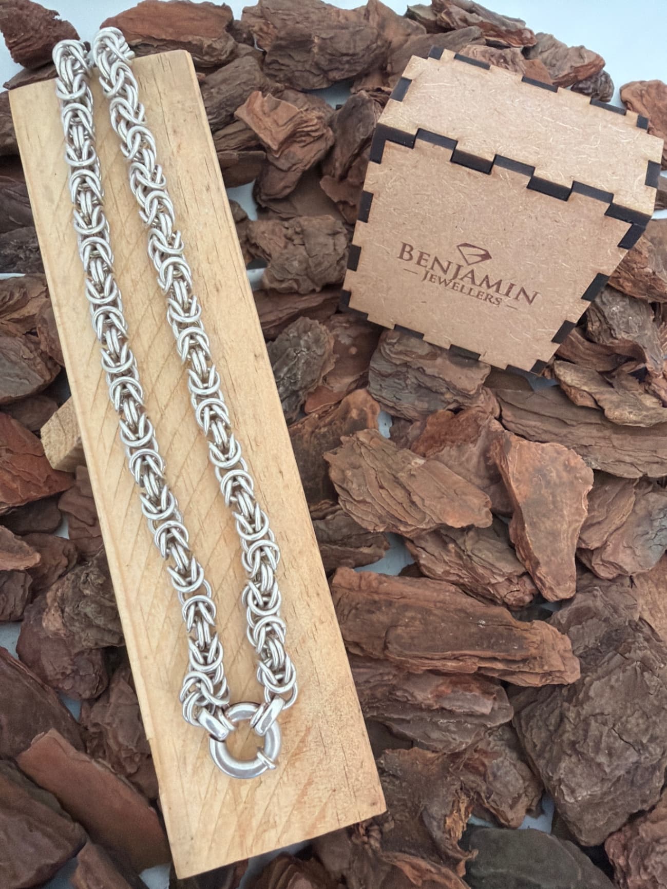 Silver Byzanite Chain