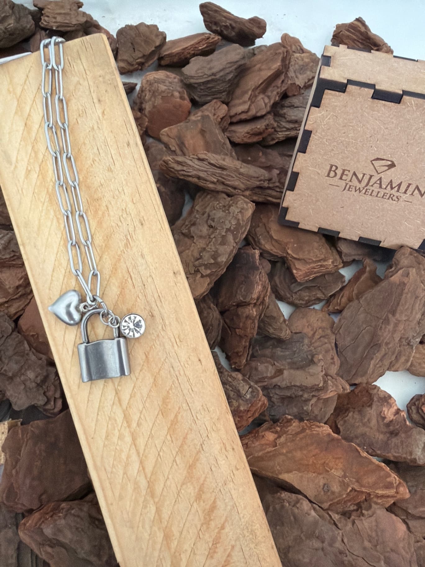 Stainless Steel Bracelet with charms