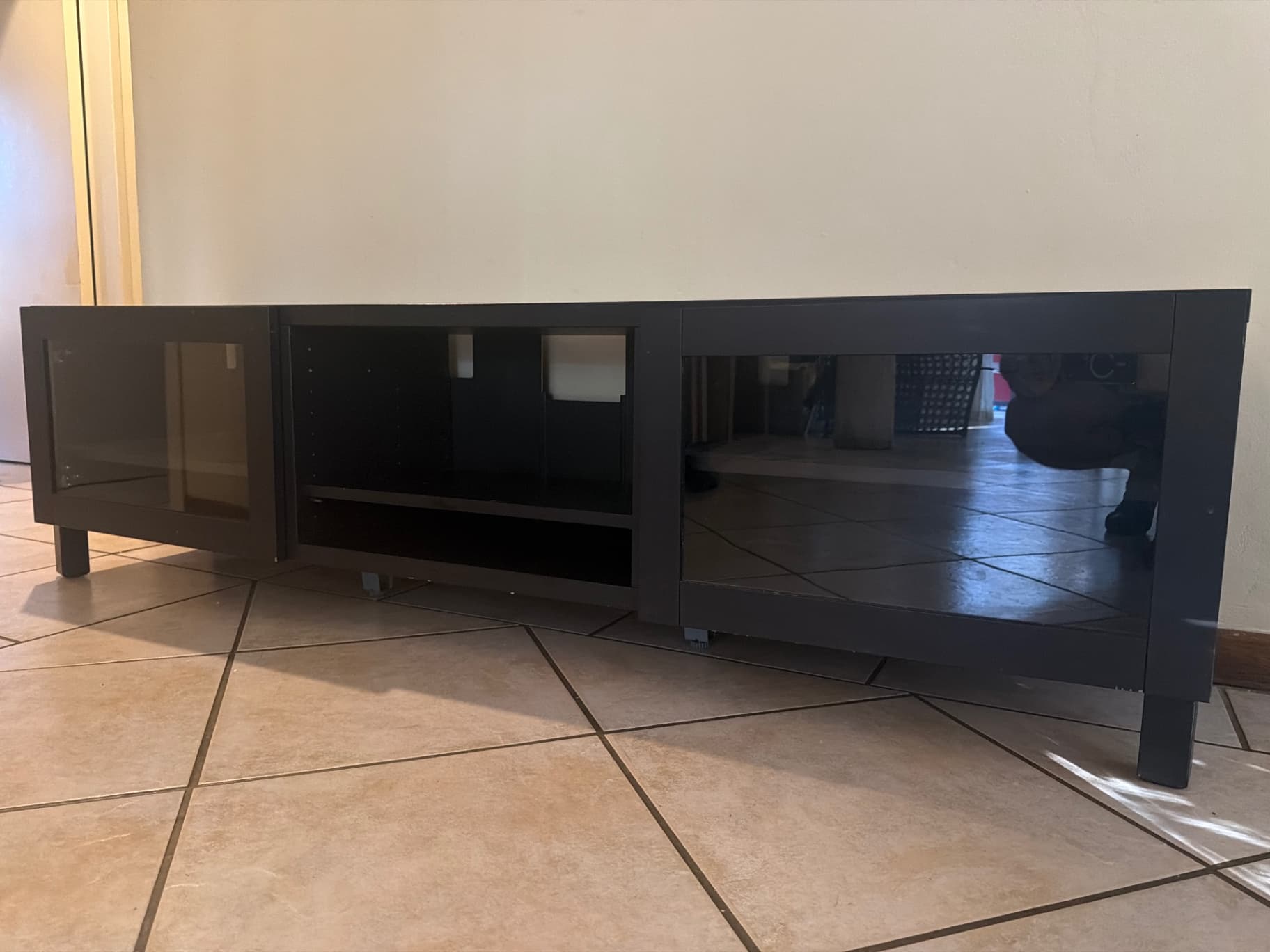 Black IKEA Tv Cabinet